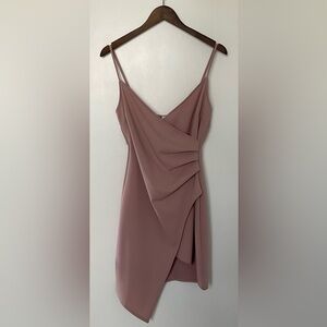 Blue Blush Dress - Dusty Rose Color, Size Large